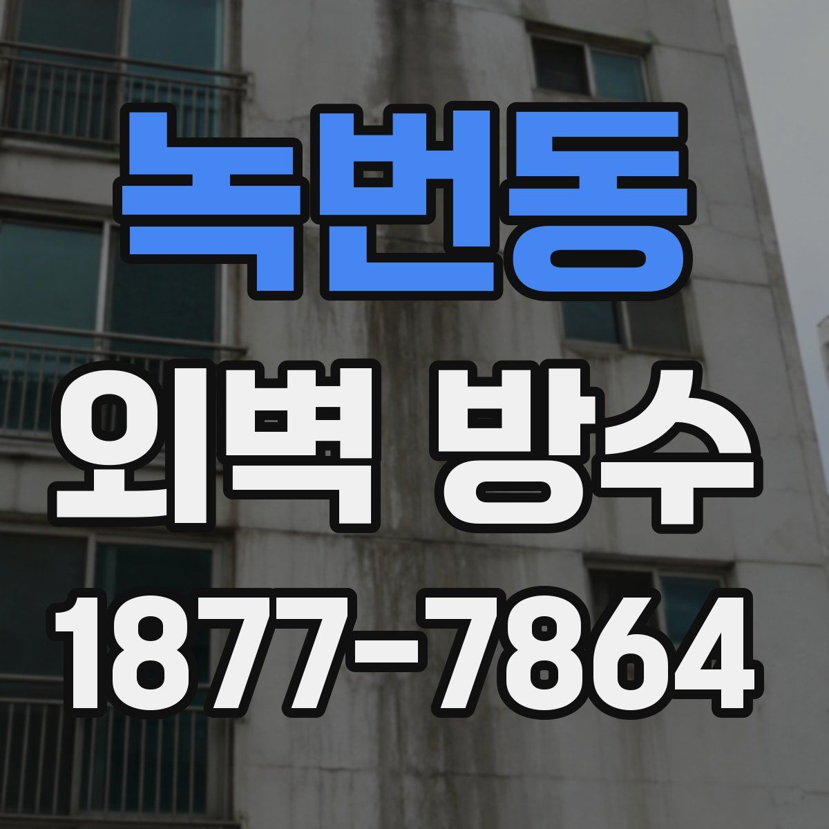 녹번동 외벽 방수