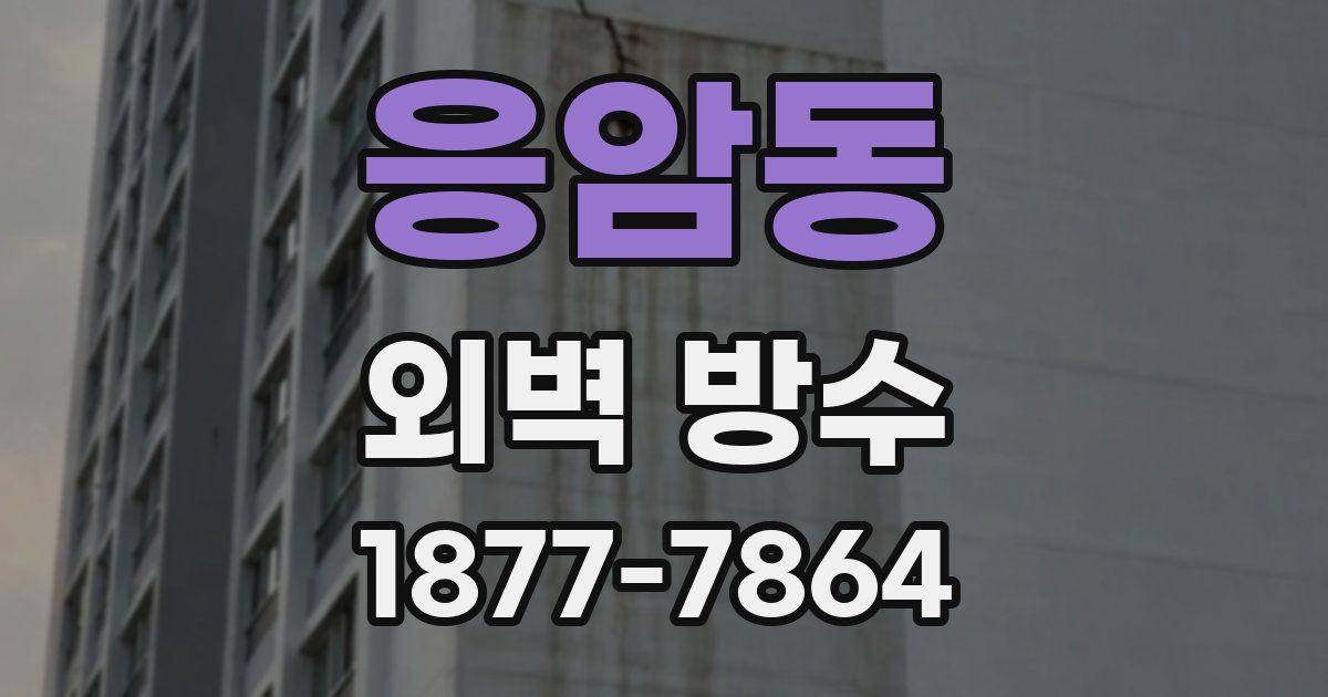 응암동 외벽 방수