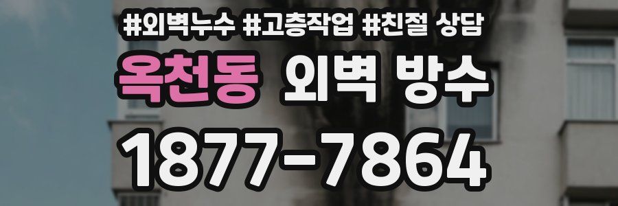 옥천동 외벽 방수