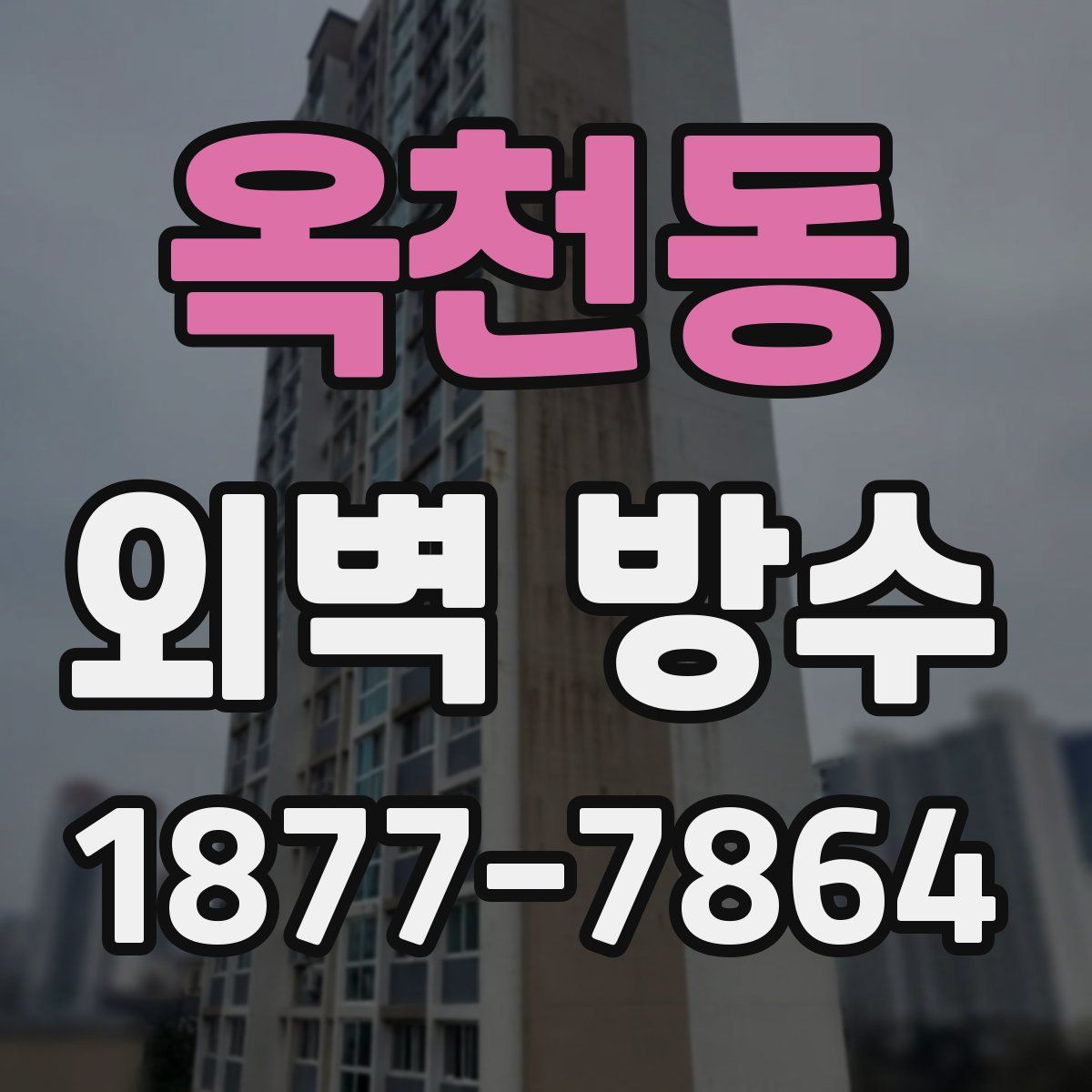 옥천동 외벽 방수