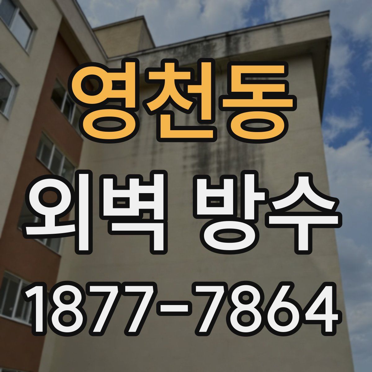 영천동 외벽 방수