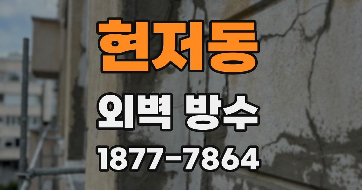 현저동 외벽 방수