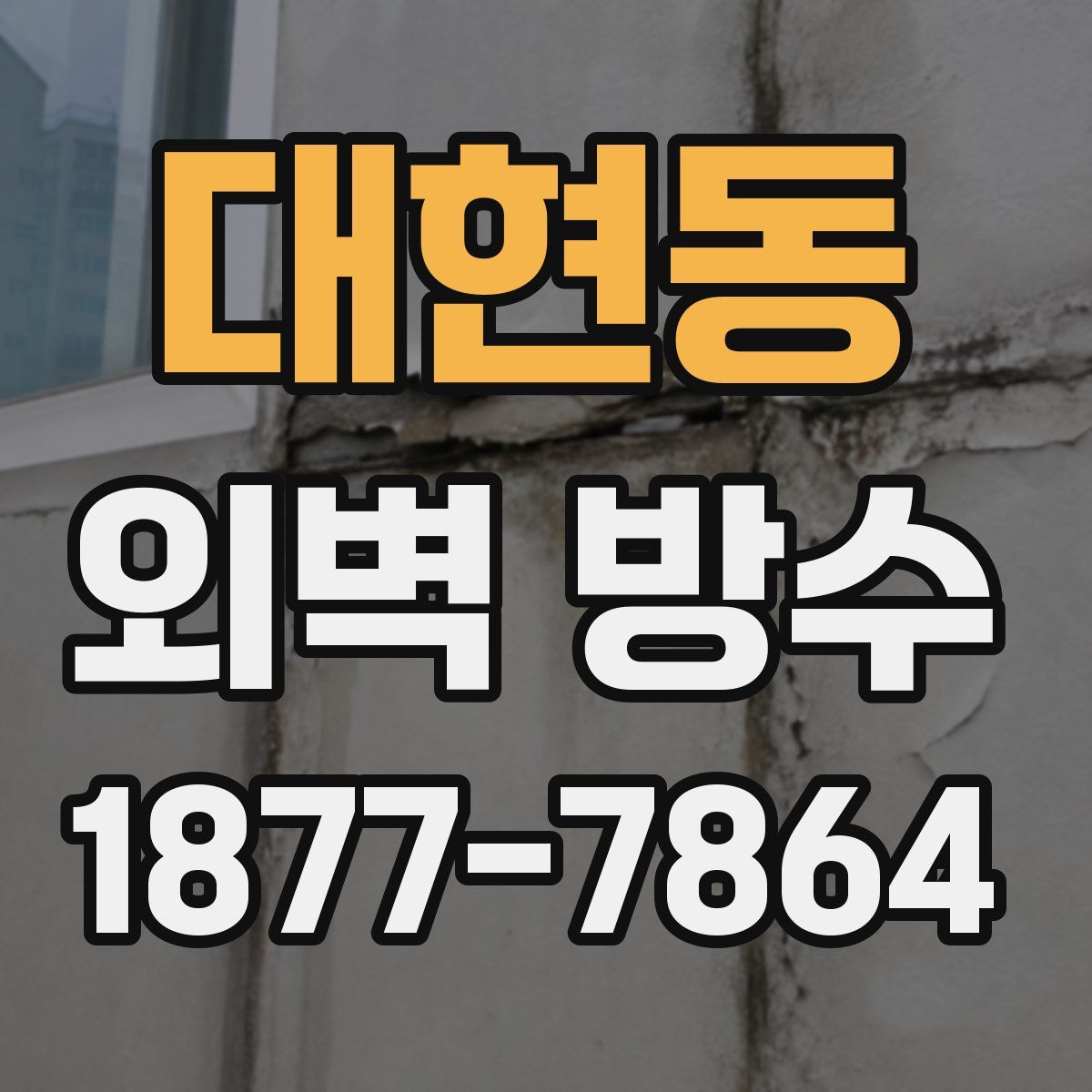 대현동 외벽 방수