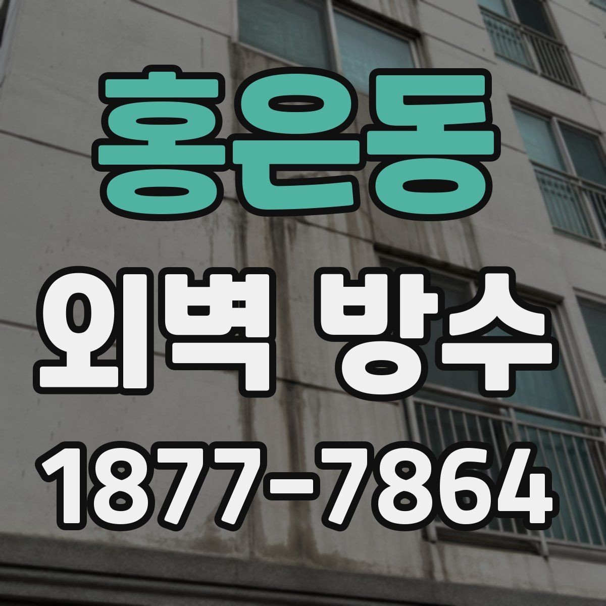 홍은동 외벽 방수 공사 계획 세울 때 필요한 정보