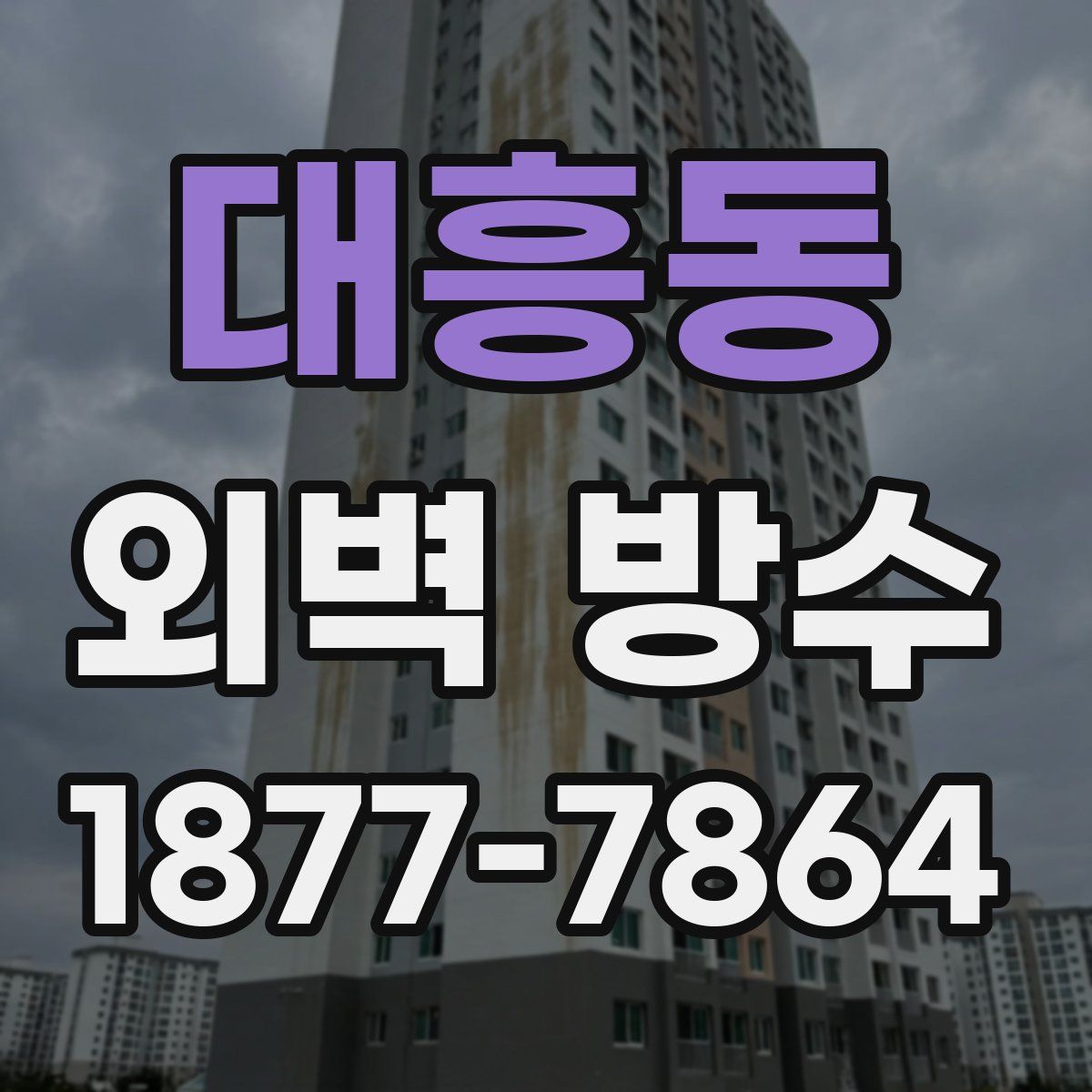 대흥동 외벽 방수