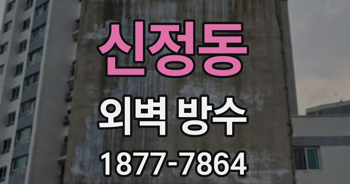 신정동 외벽 방수