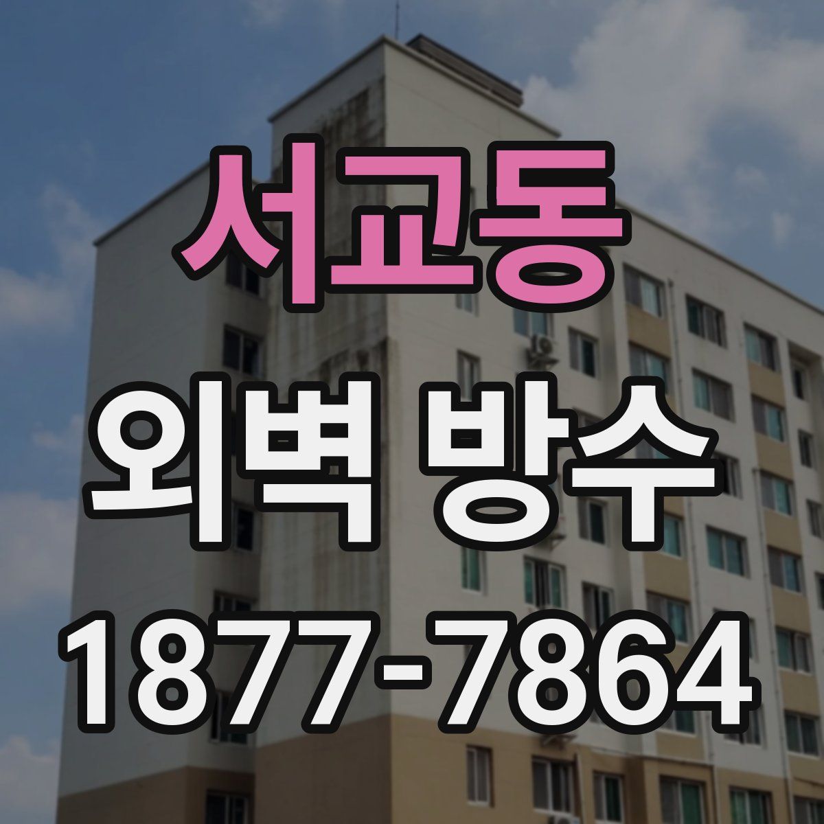 서교동 외벽 방수
