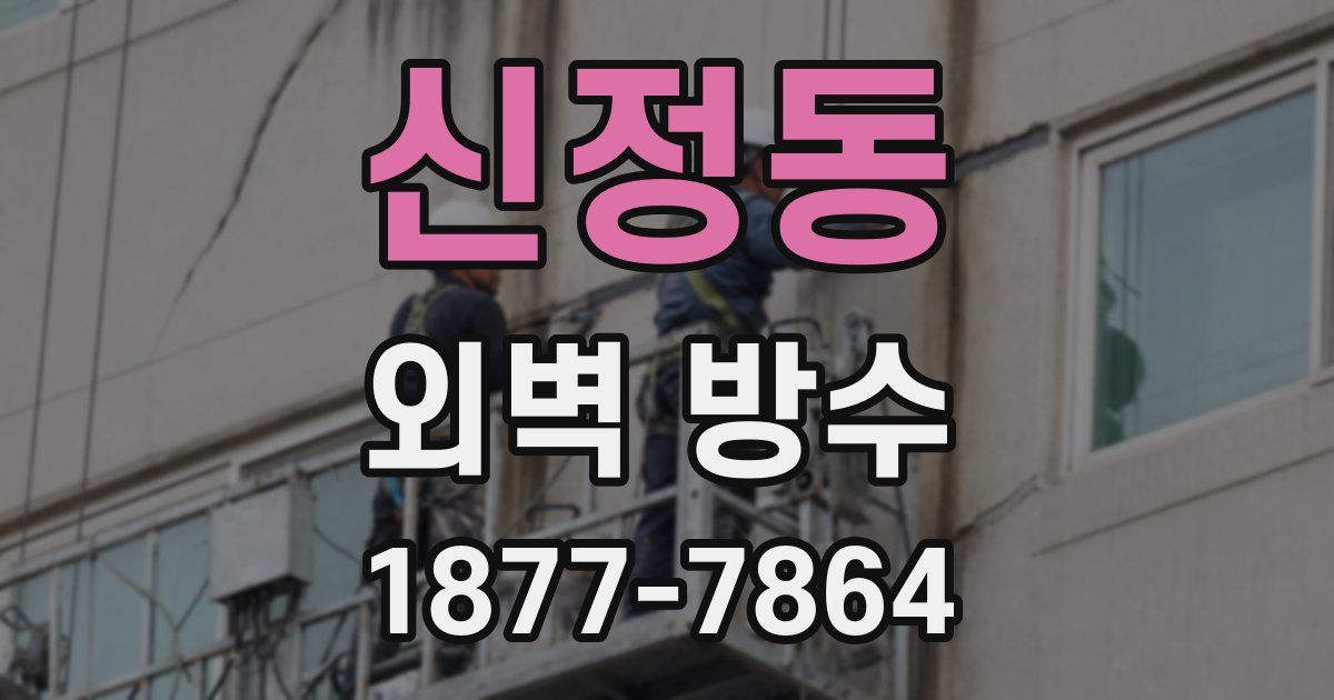 신정동 외벽 방수