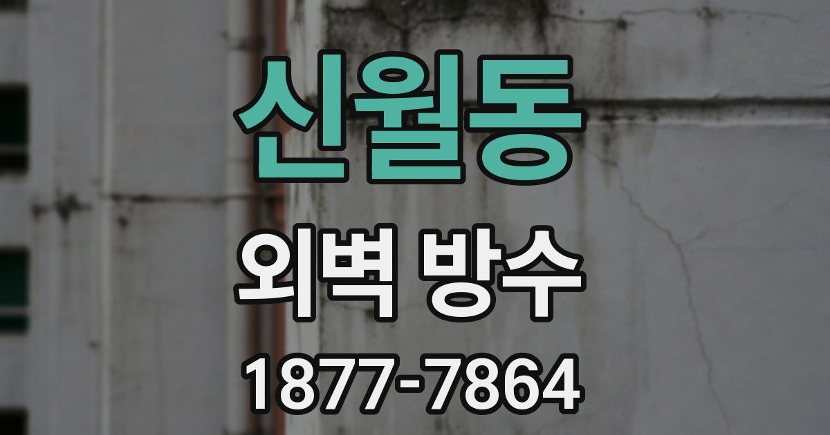 신월동 외벽 방수