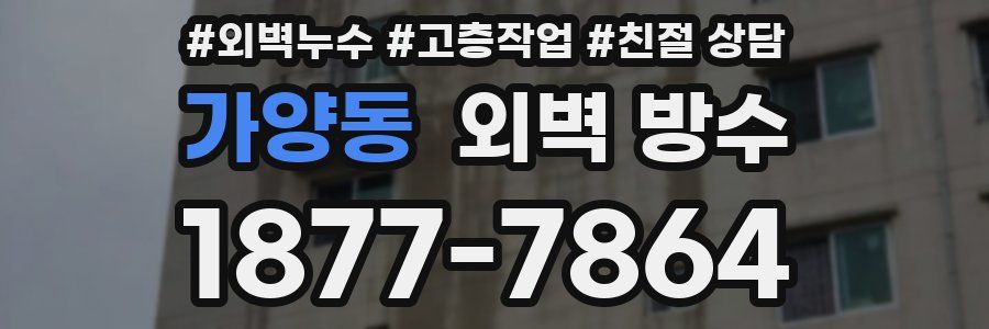 가양동 외벽 방수
