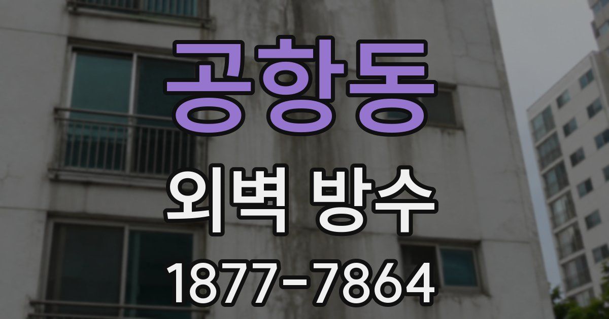 공항동 외벽 방수