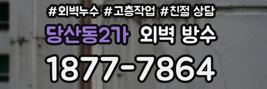 당산동2가 외벽 방수