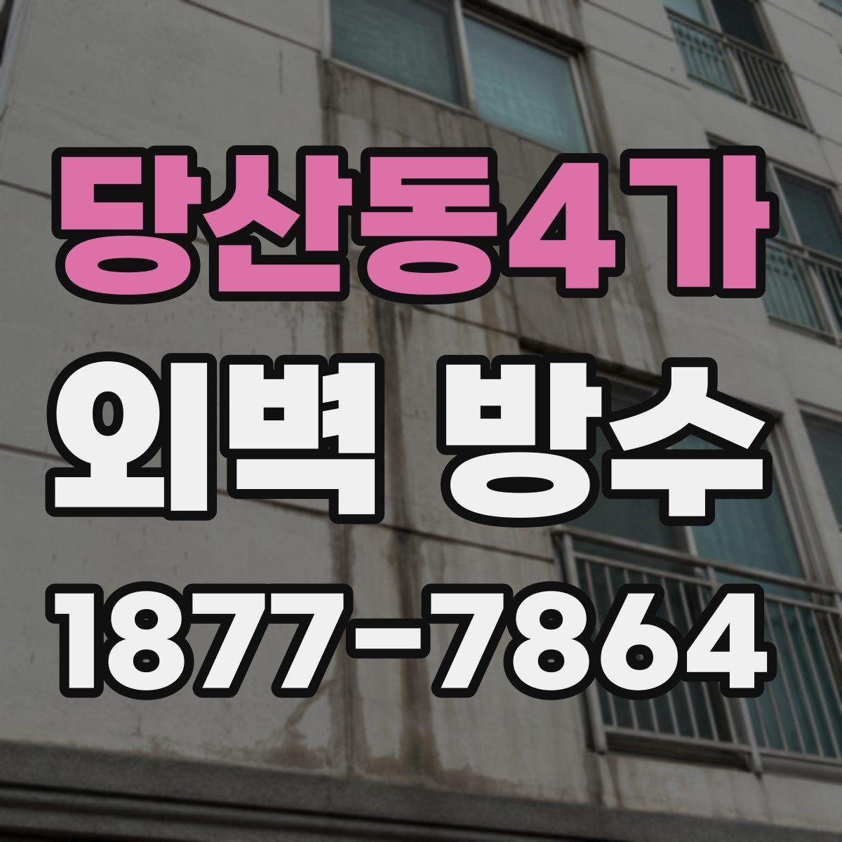 당산동4가 외벽 방수