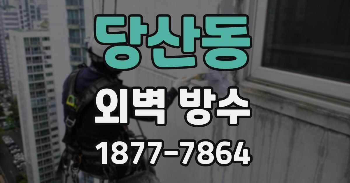 당산동 외벽 방수