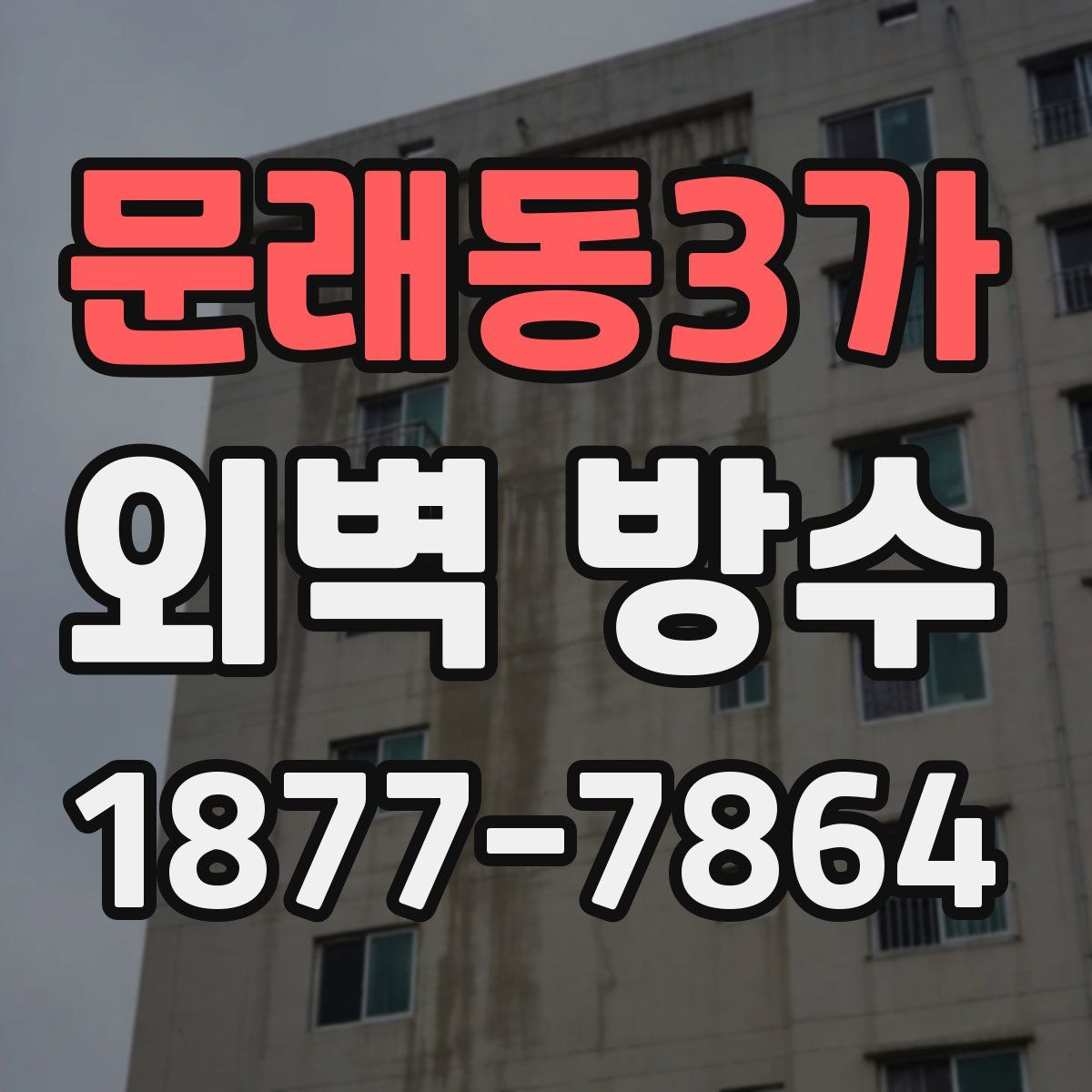 문래동3가 외벽 방수
