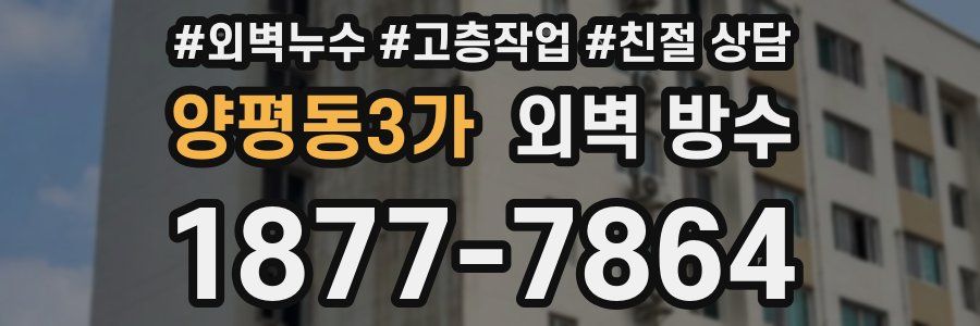 양평동3가 외벽 방수