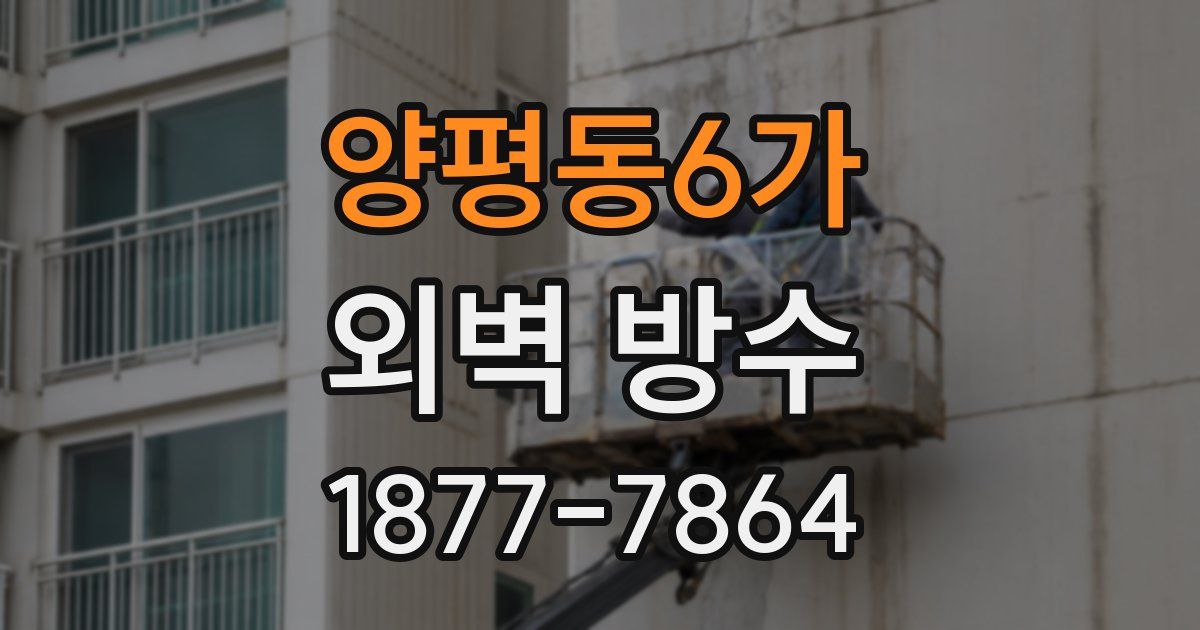양평동6가 외벽 방수