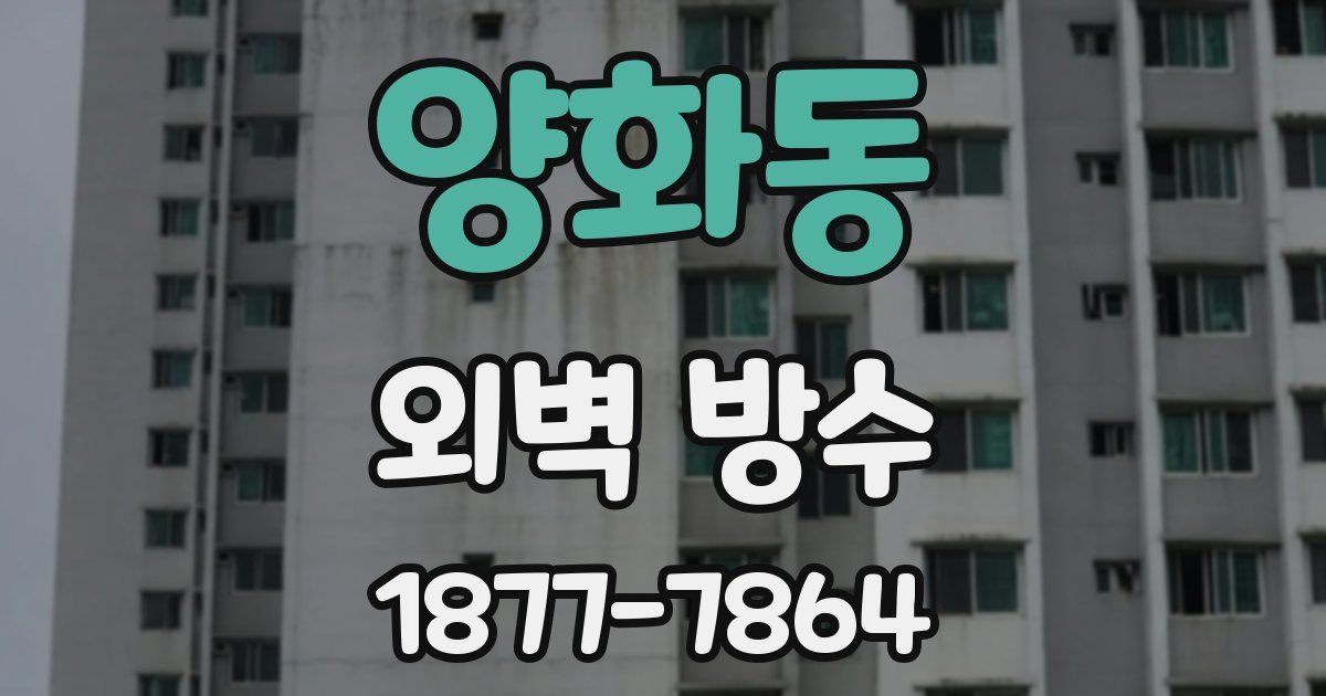 양화동 외벽 방수