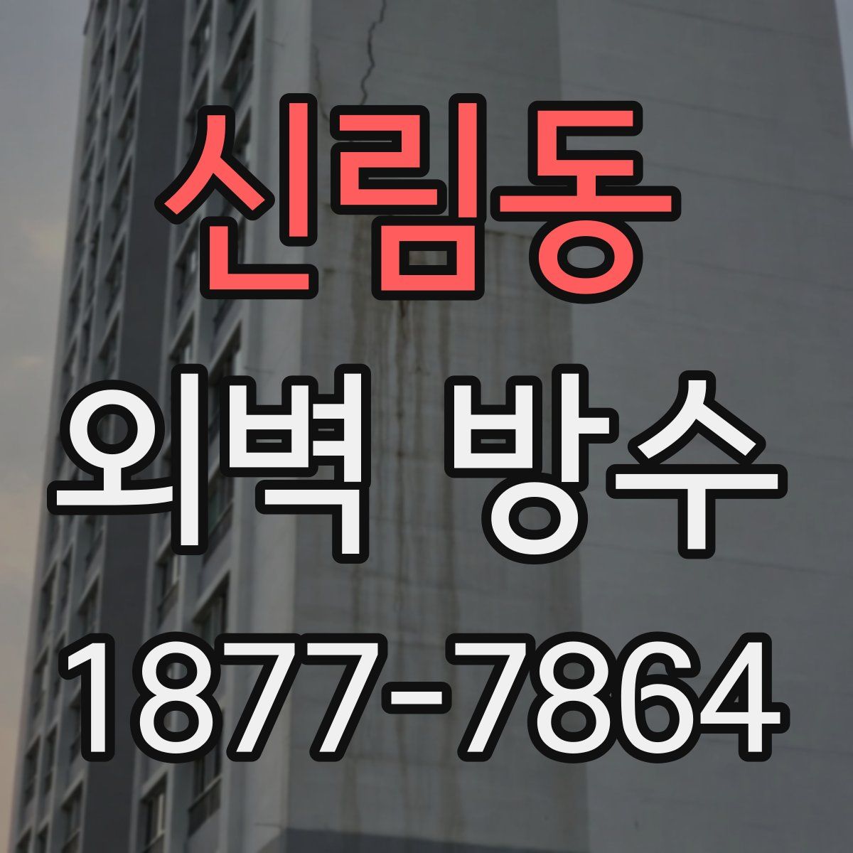 신림동 외벽 방수