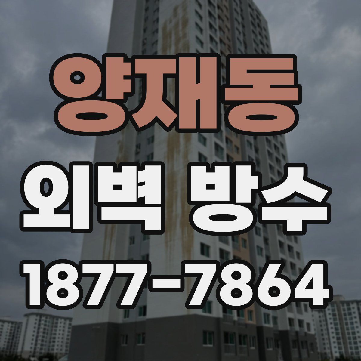 양재동 외벽 방수