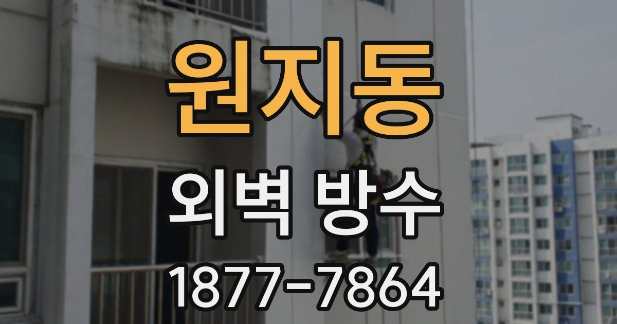 원지동 외벽 방수