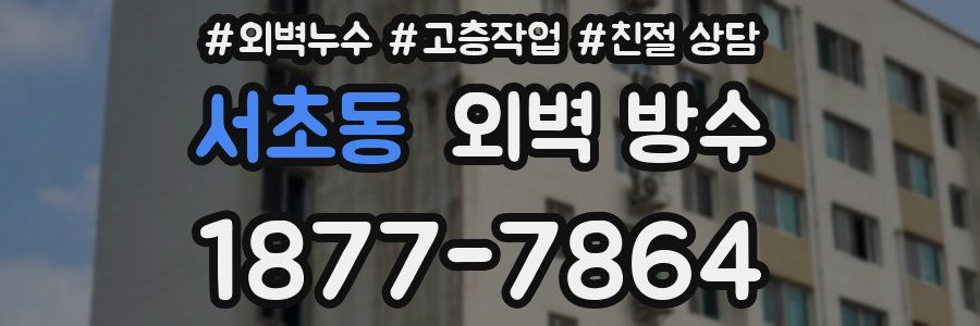 서초동 외벽 방수