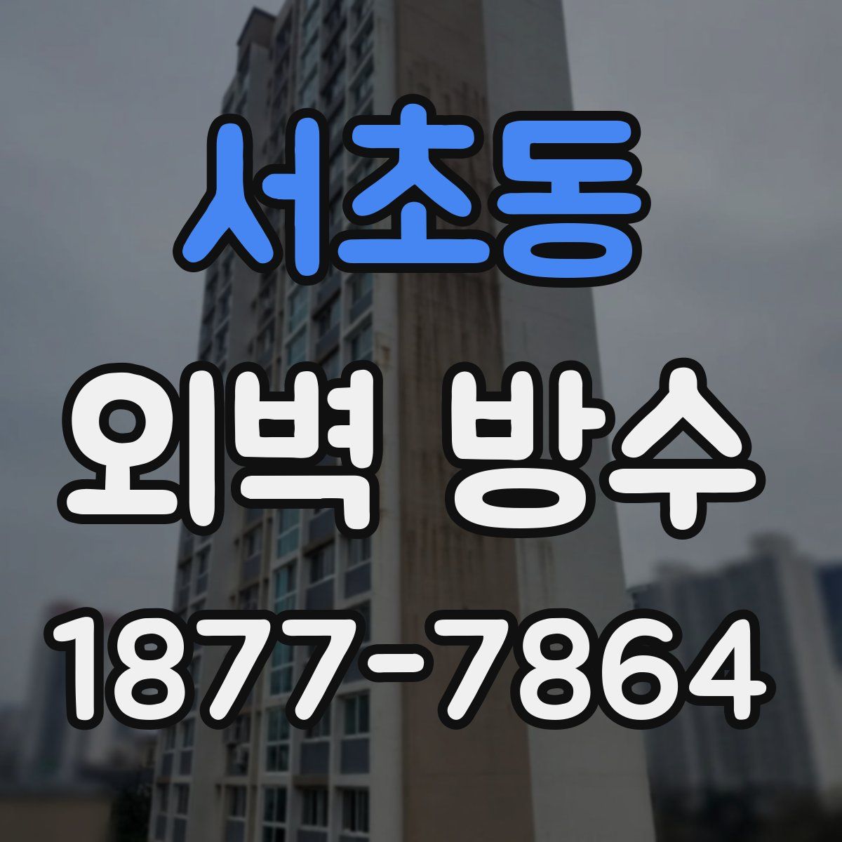 서초동 외벽 방수