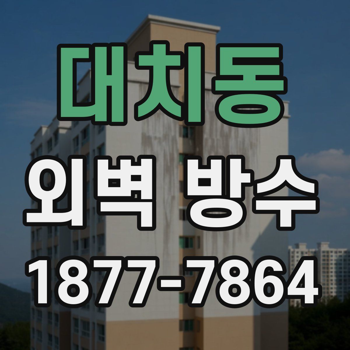 대치동 외벽 방수