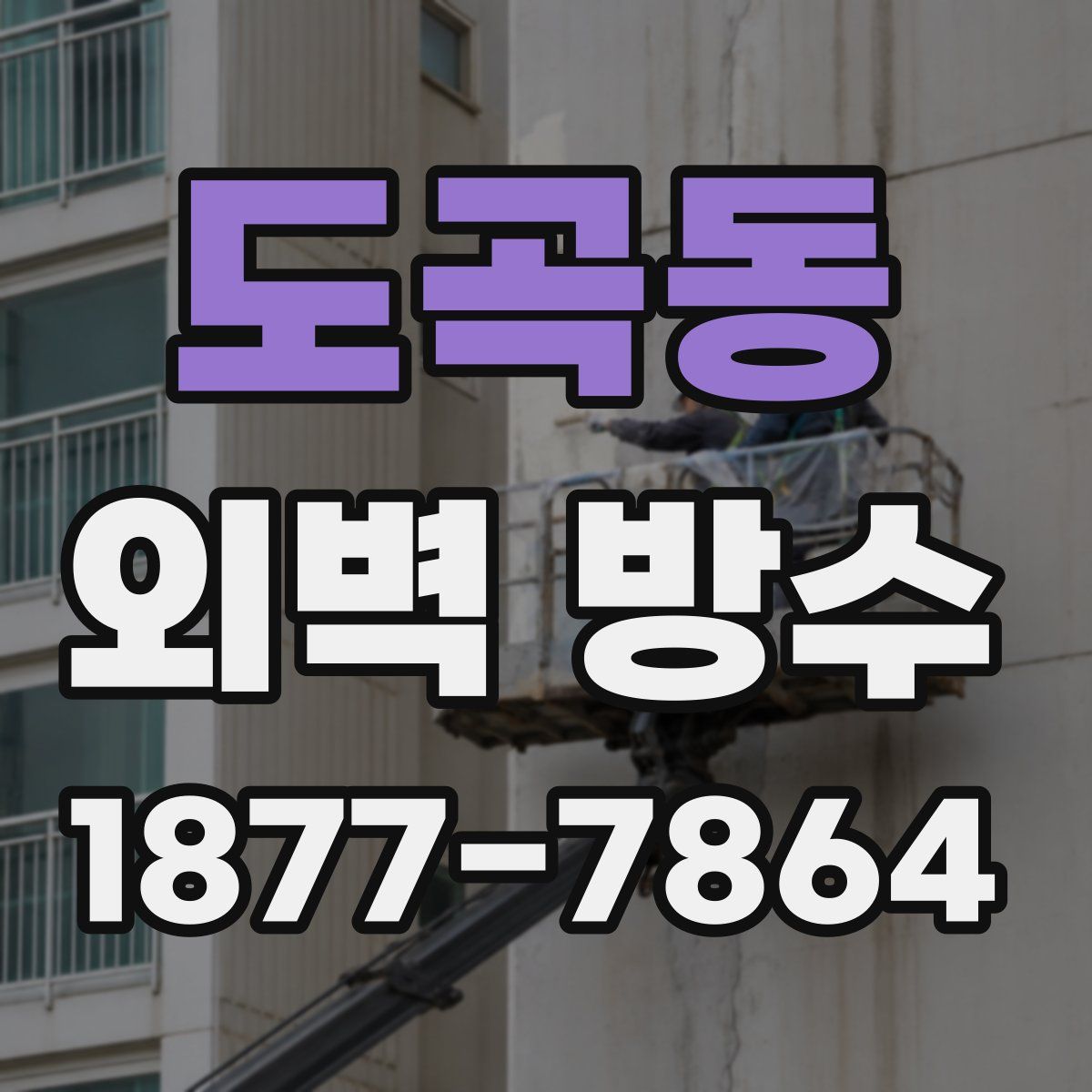 도곡동 외벽 방수