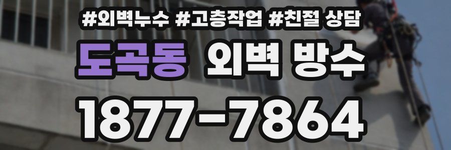 도곡동 외벽 방수