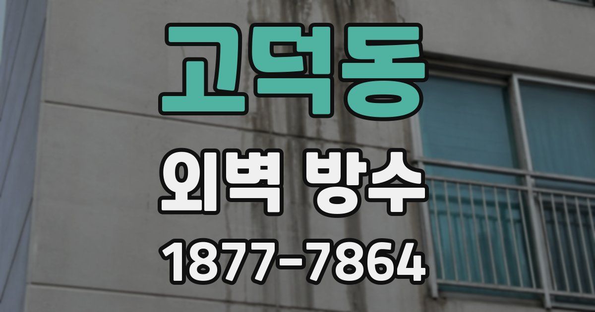 고덕동 외벽 방수