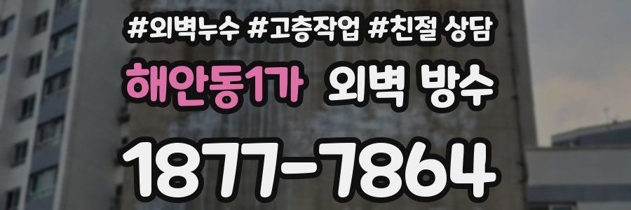 해안동1가 외벽 방수