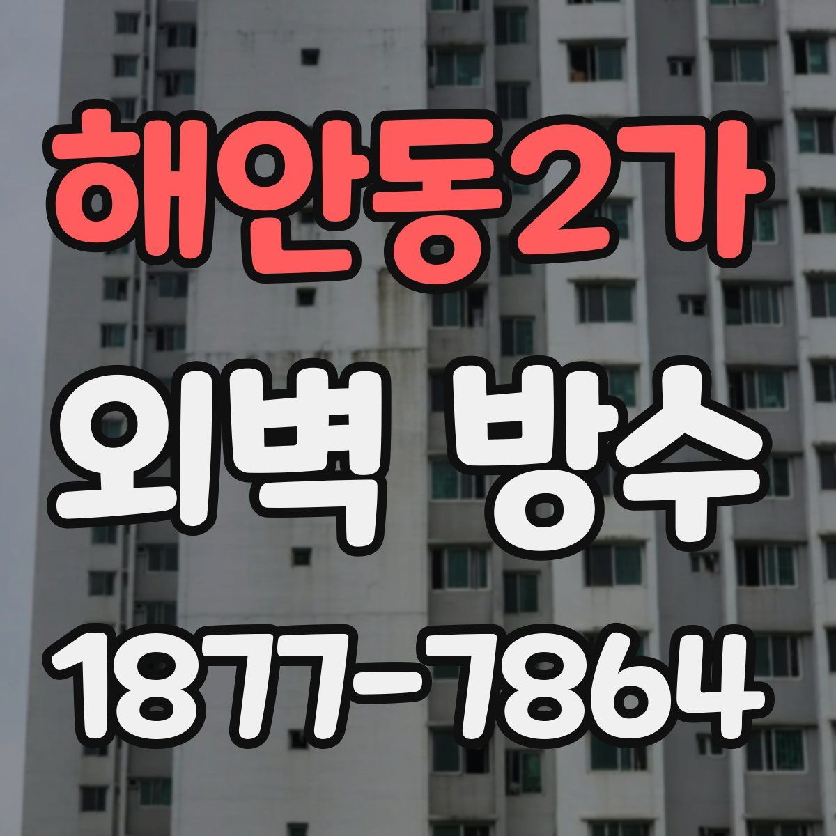 해안동2가 외벽 방수