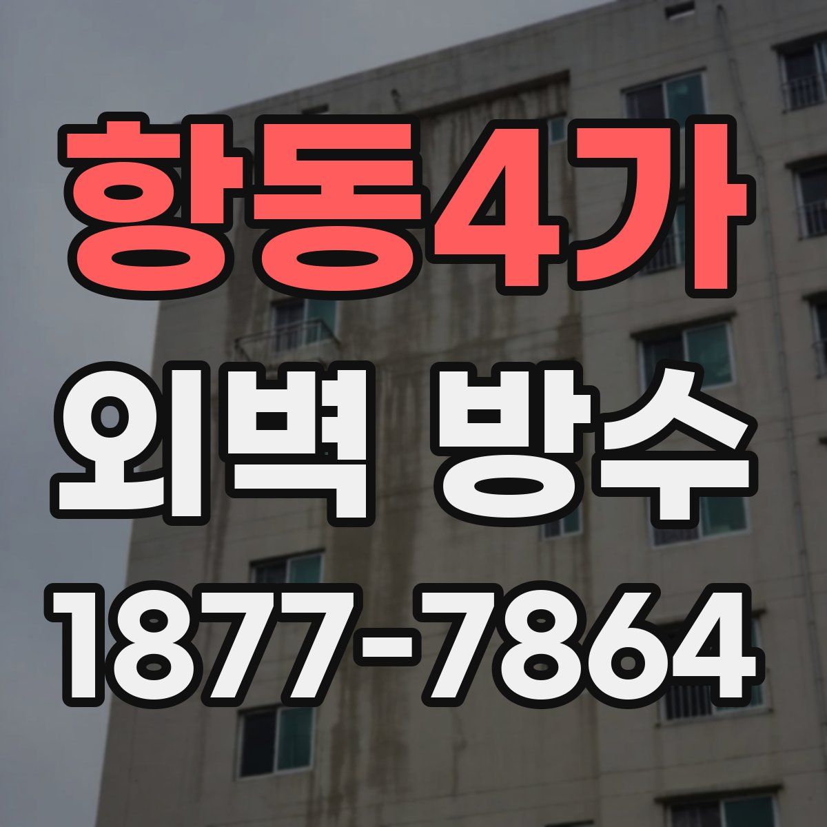 항동4가 외벽 방수