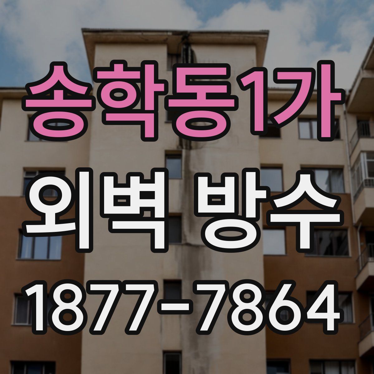 송학동1가 외벽 방수