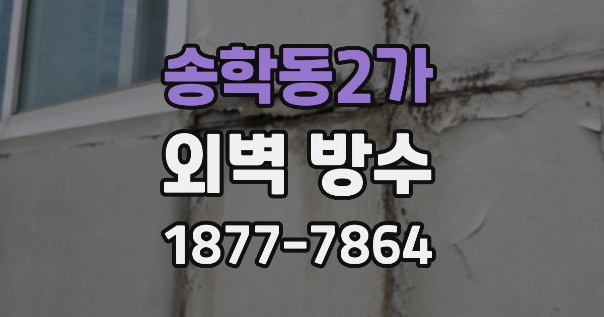 송학동2가 외벽 방수