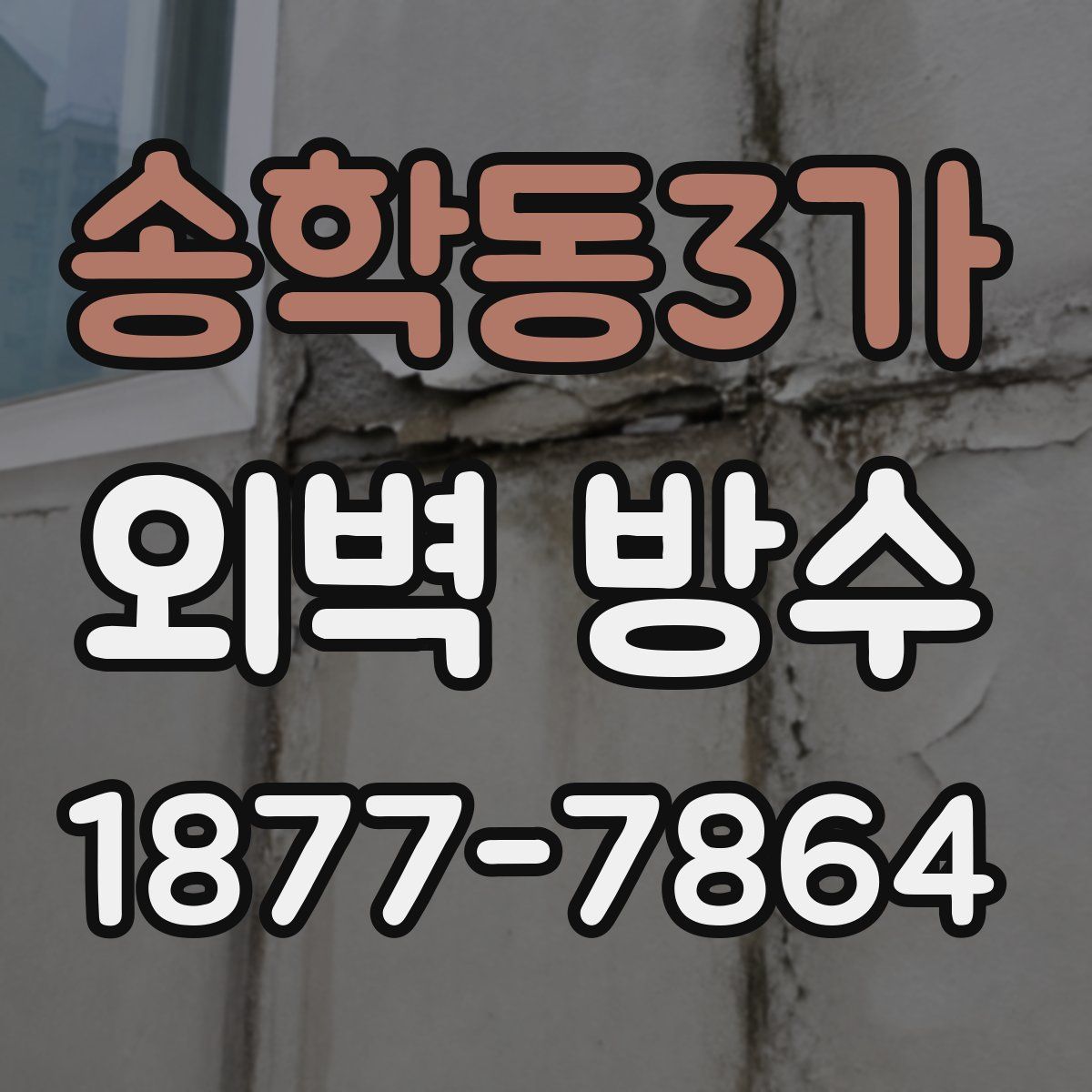 송학동3가 외벽 방수