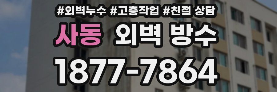 사동 외벽 방수