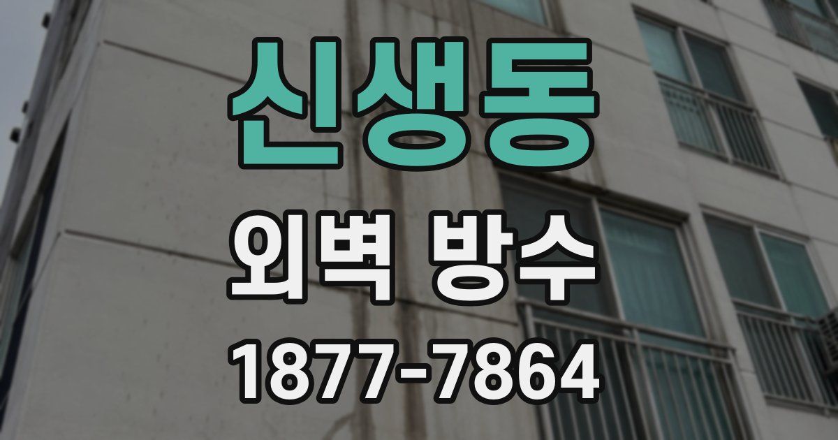신생동 외벽 방수