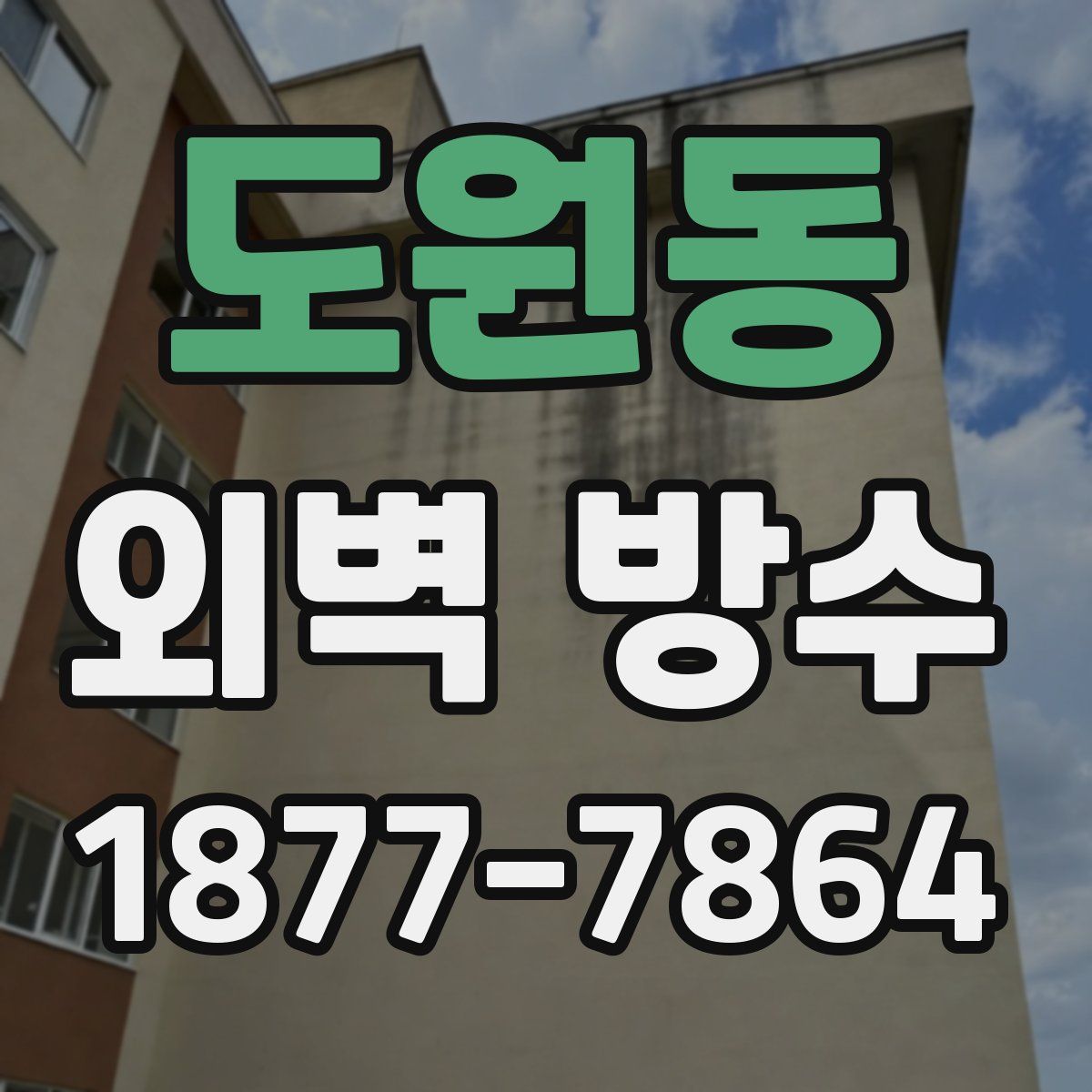 도원동 외벽 방수