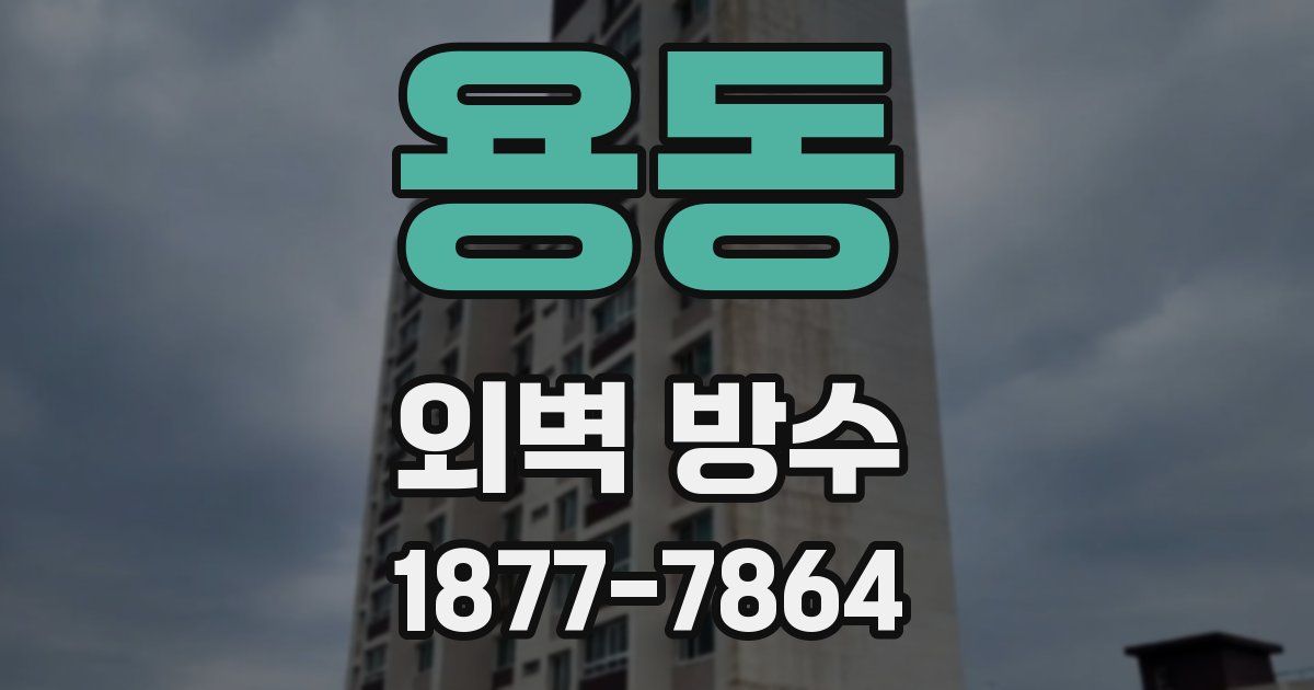 용동 외벽 방수