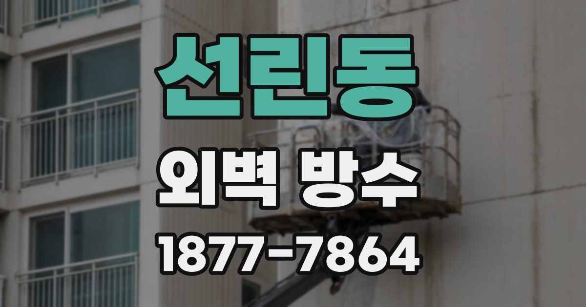 선린동 외벽 방수