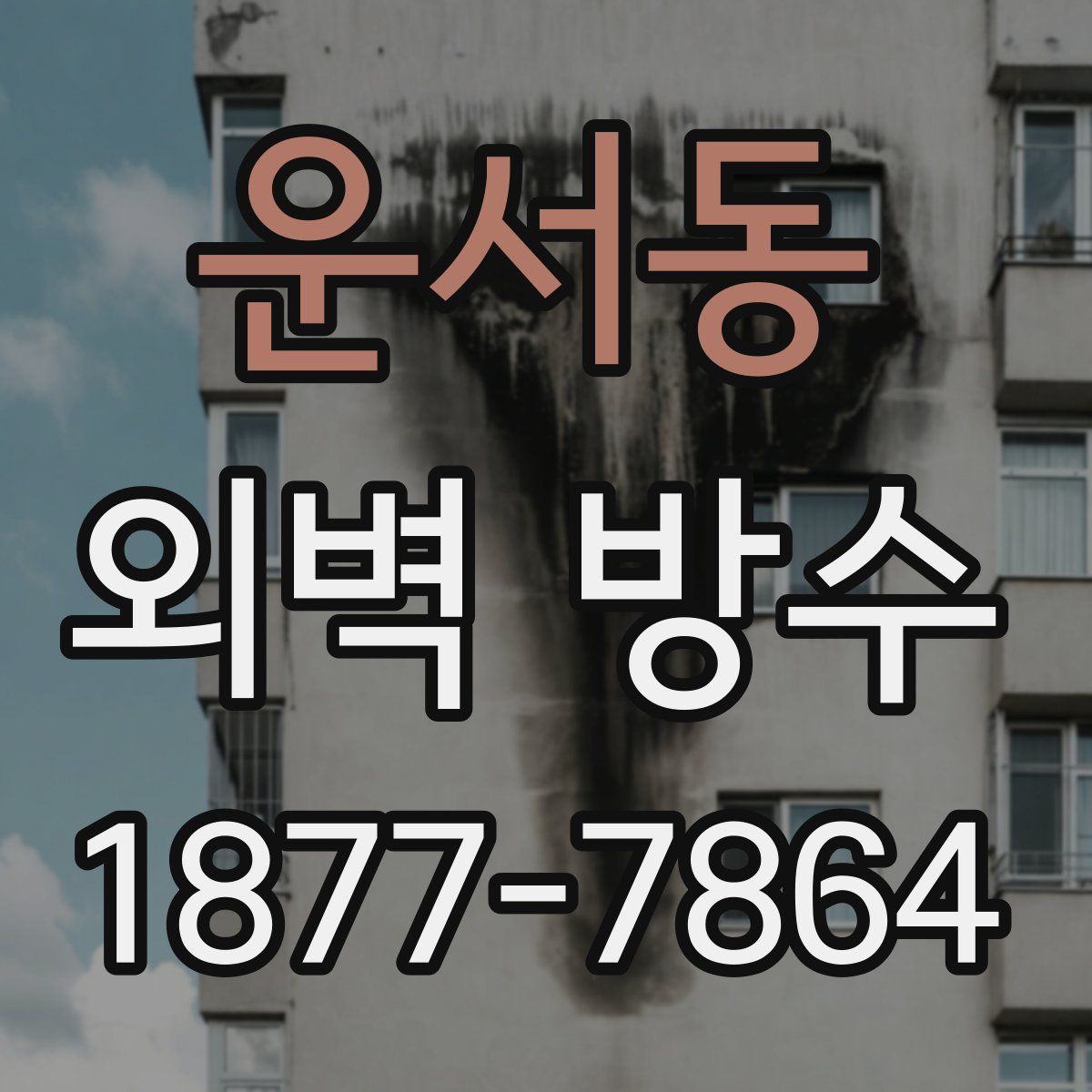 운서동 외벽 방수