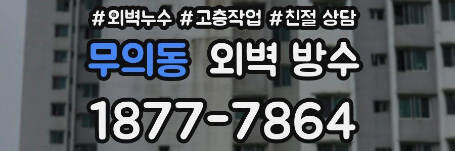 무의동 외벽 방수