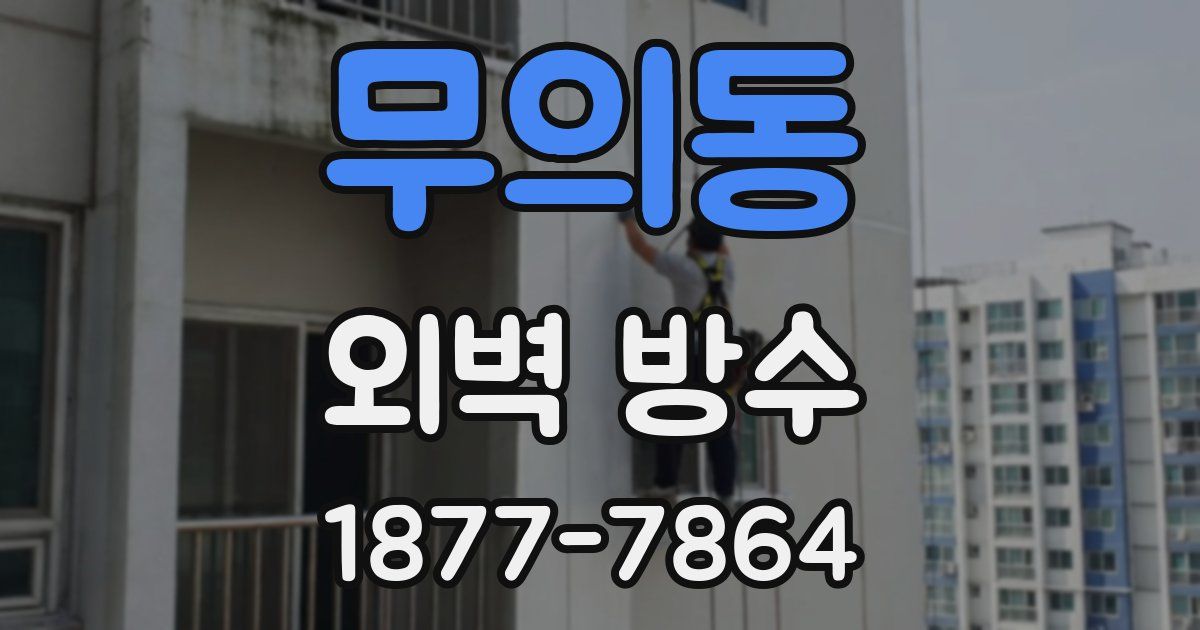무의동 외벽 방수