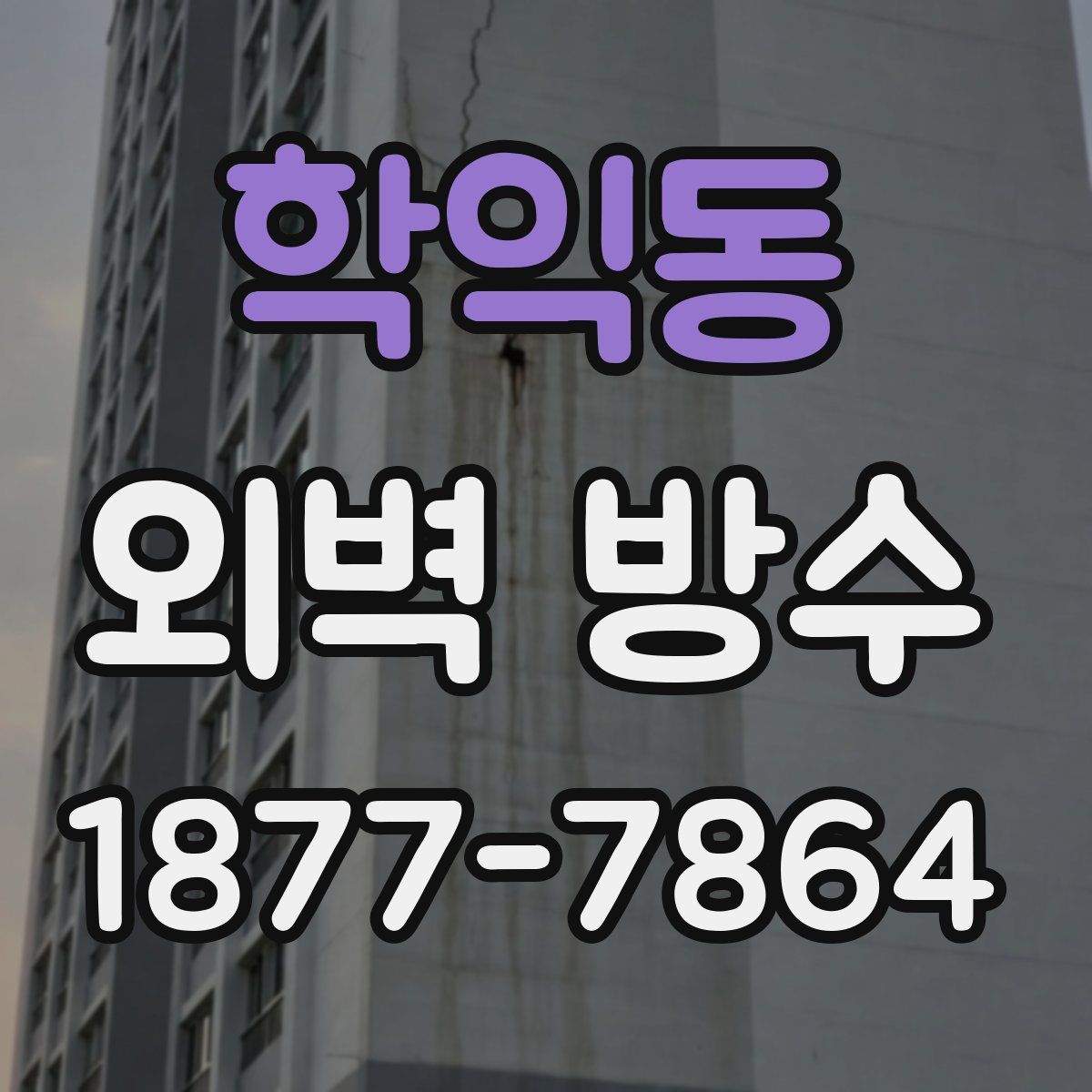 학익동 외벽 방수
