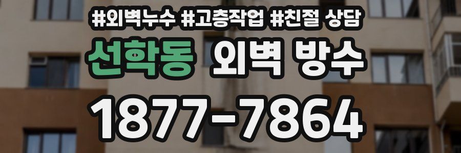 선학동 외벽 방수