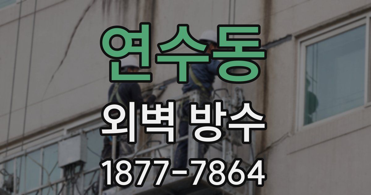 연수동 외벽 방수