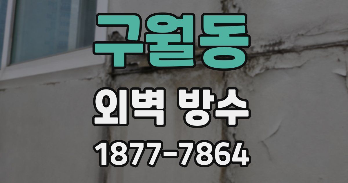 구월동 외벽 방수
