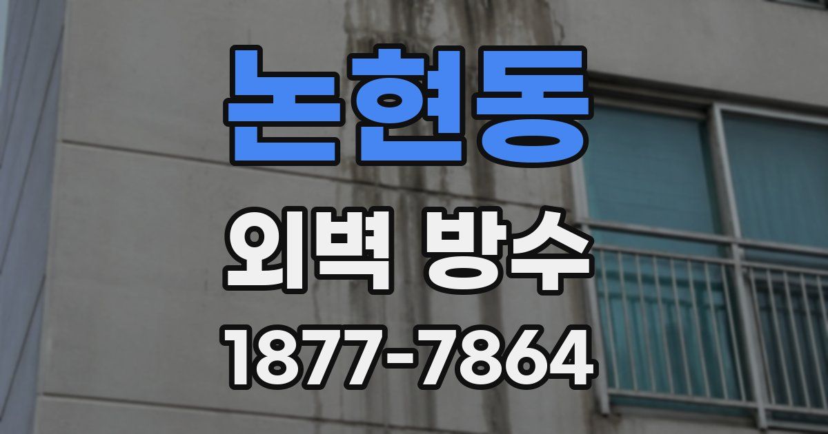논현동 외벽 방수